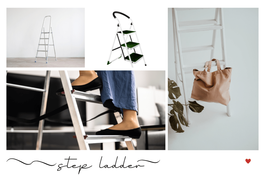 Reach New Heights with Ease and Safety: Upgrade Your Space with our Sturdy Step&nbsp;Ladder!