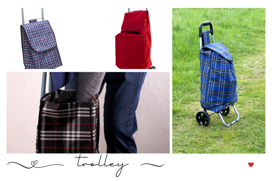 Get a stylish shopping trolley and upgrade your shopping experience with every&nbsp;roll