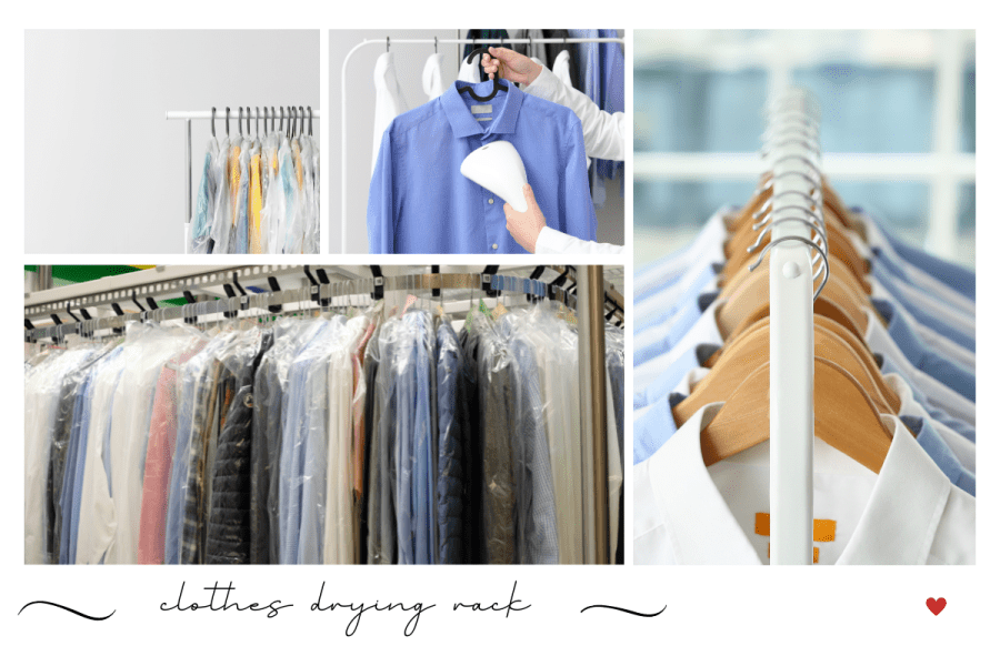 Invest in a fashionable garment to help you organize your clothes drying rack in&nbsp;vogue.