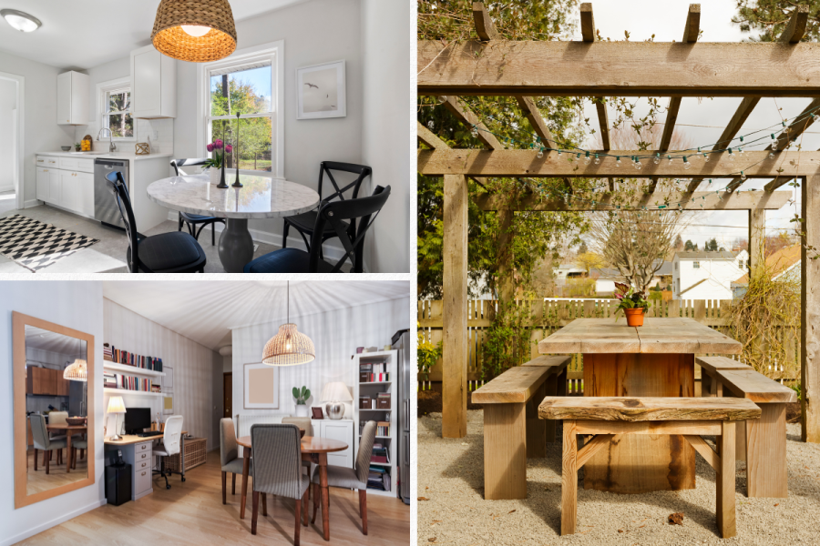 The Elegant Solution to Compact Dining: A Small Dining Table with&nbsp;Bench